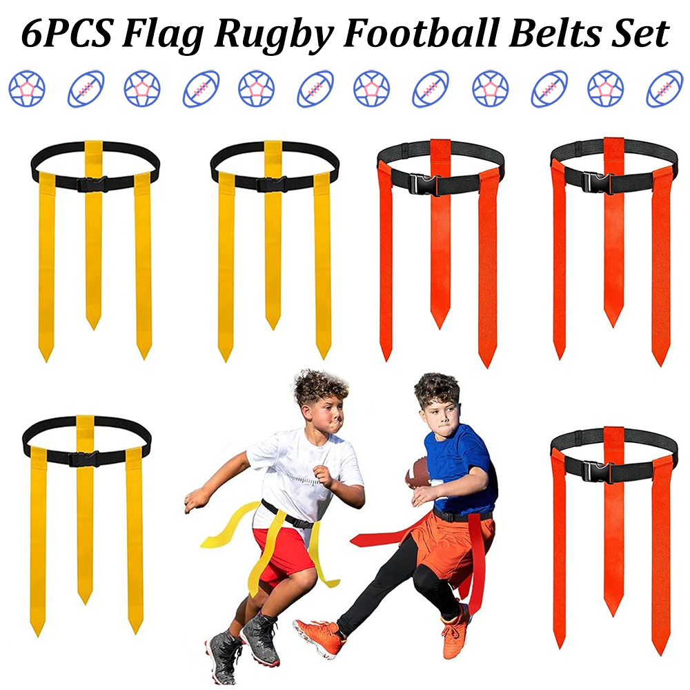 Sports Equipment For Kids - Set di 6 Cinture per Flag