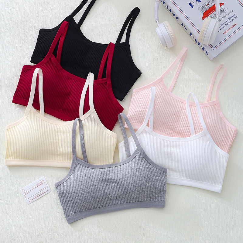 Sports Equipment For Kindergarten - Reggiseno sportivo in cotone per ragazze