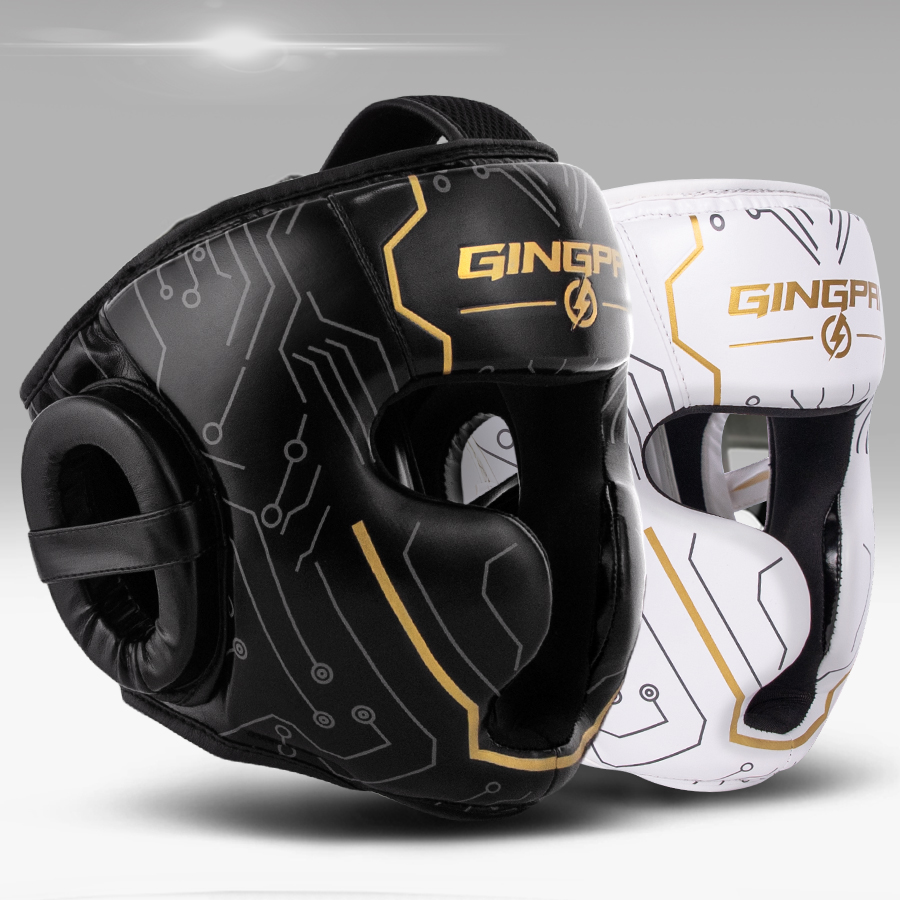 Sports Equipment For Kids - Casco da boxe in PU completamente