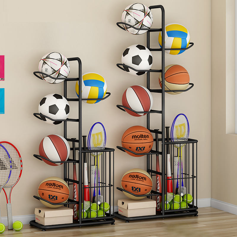 Sports Equipment Warehouse - Porta Palloni Sportivi Autoportante per Basket,
