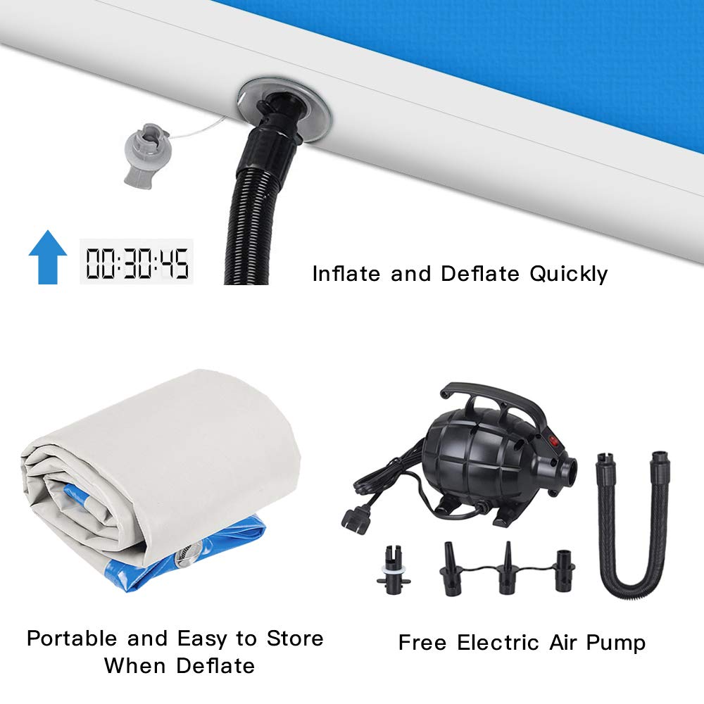 Vendita calda 4x2M Dimensioni  - Tumbling Air Track recensione e prezzo