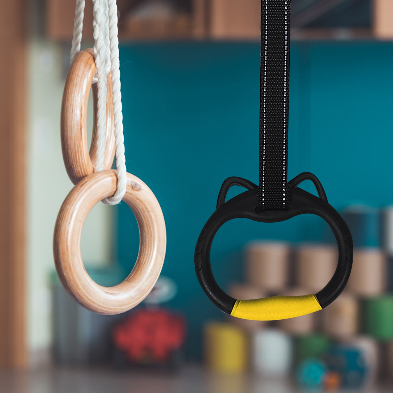 1 set 1 set anelli da ginnasti - Sports Equipment For Kids recensione e prezzo