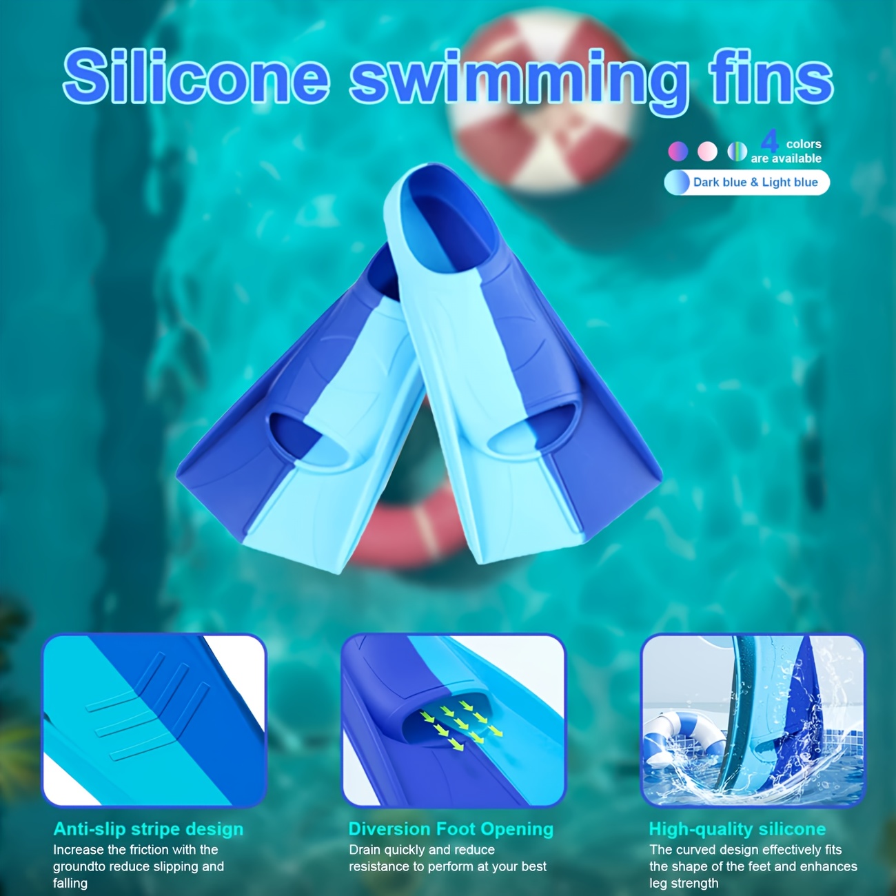 Pinne da nuoto in silicone Tas - Swim Fin Short Blade recensione e prezzo