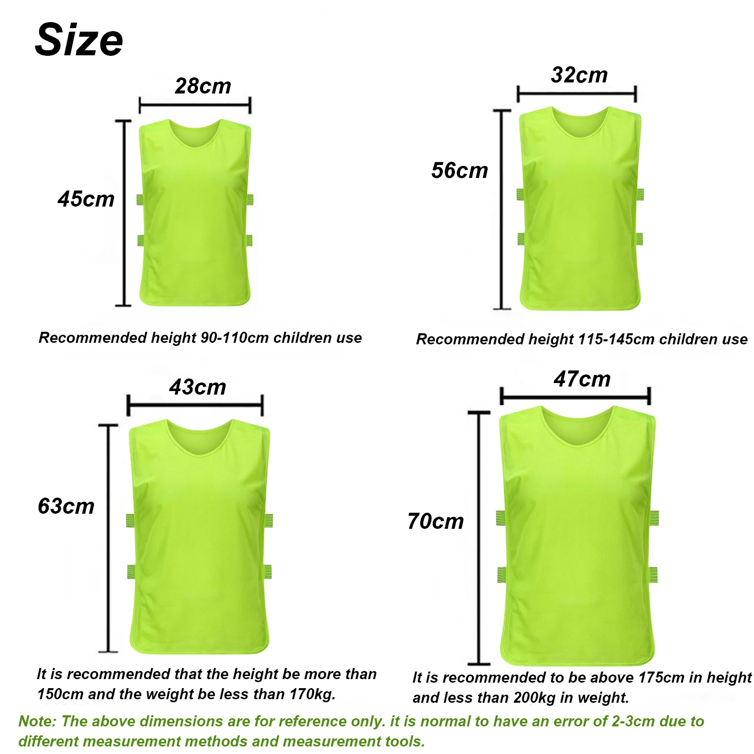 6PCS bambini adulti gilet da a - Sports Equipment For Kindergarten recensione e prezzo