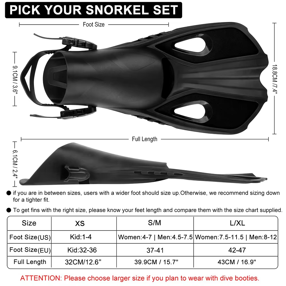 Pinne da Nuoto Corte Regolabil - Swim Fin Short Blade recensione e prezzo