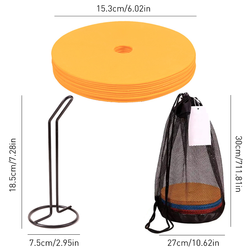 10 pz Calcio Coni Piatti Marca - Football Training Cone recensione e prezzo