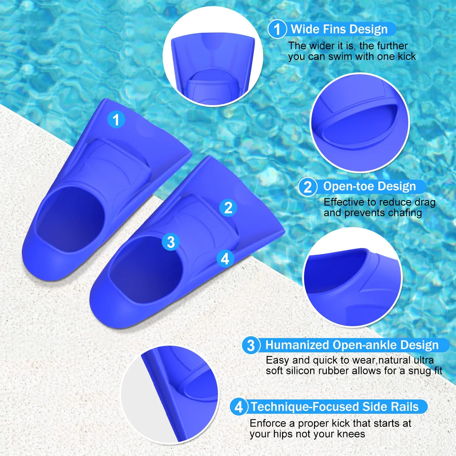 Pinne per allenamento per il n - Swim Fin Short Blade recensione e prezzo