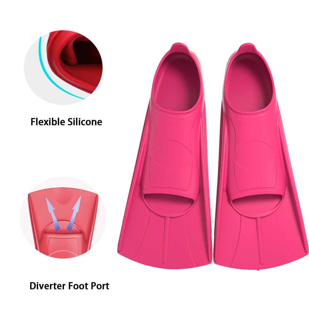 Pinne da nuoto in silicone per - Swim Fin Short Blade recensione e prezzo