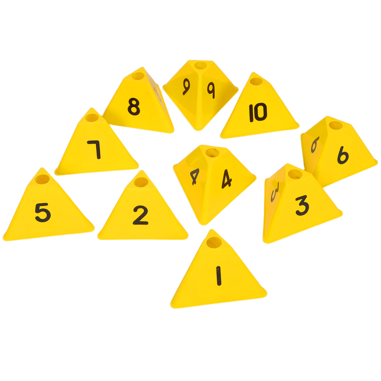 10 Pezzi di Coni Numerati per  - Football Training Cone recensione e prezzo